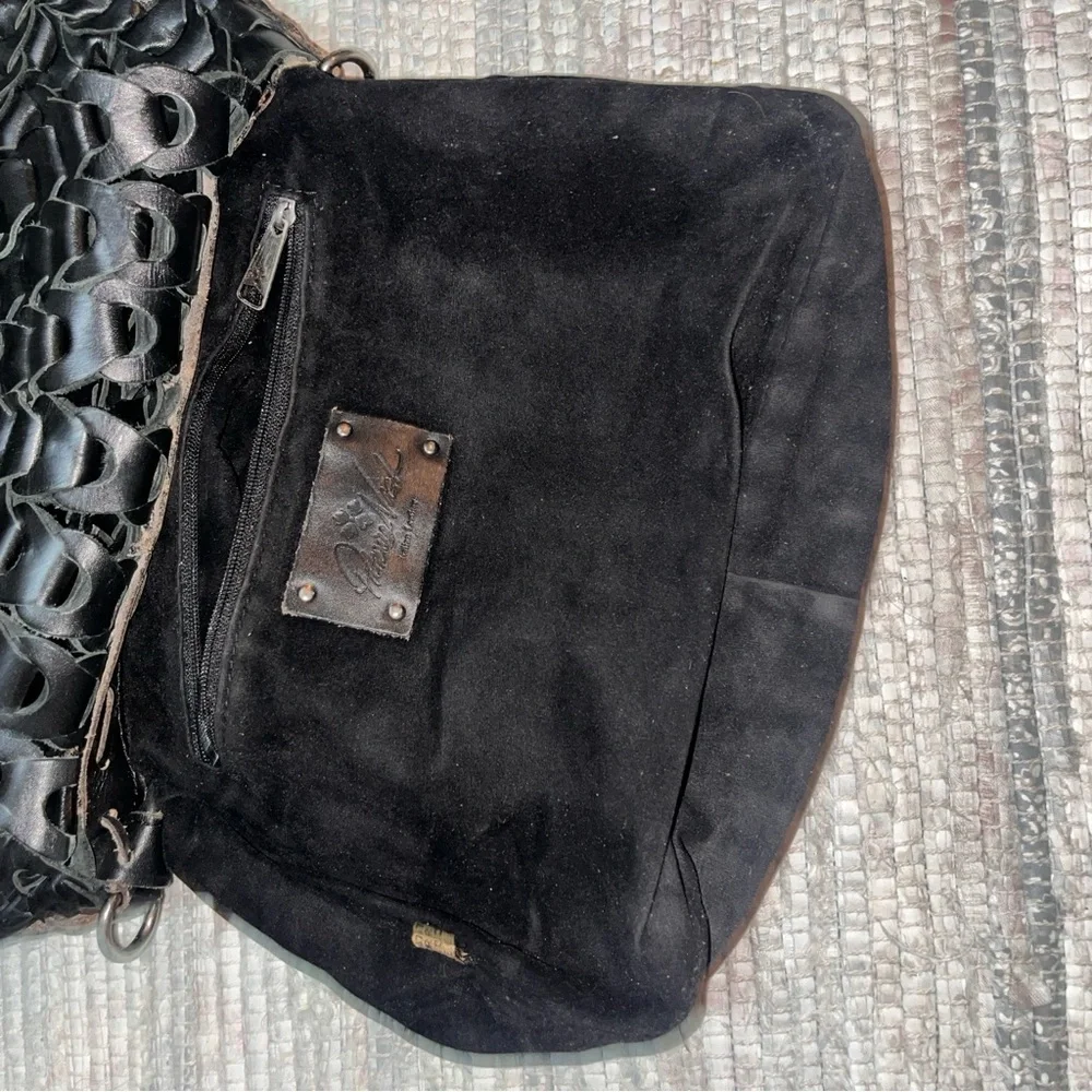 Black leather Patricia Nash purse - Picture 5 of 10